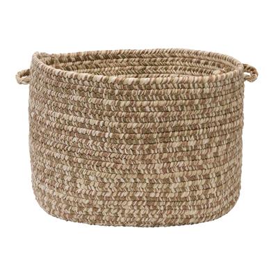 Corsica Basket by Colonial Mills in Moss Green (Size 14X14X10)