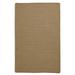 Simple Home Solid Rug by Colonial Mills in Cafe (Size 2'W X 8'L)