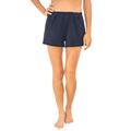 Plus Size Women's Wide-Band Swim Short by Swim 365 in Navy (Size 18) Swimsuit Bottoms