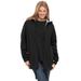 Plus Size Women's Thermal Lined Fleece Hoodie by Woman Within in Black (Size 38/40)