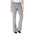 Plus Size Women's Bootcut Stretch Jean by Woman Within in Grey Sanded Wash (Size 28 WP)