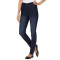 Plus Size Women's Fineline Denim Jegging by Woman Within in Indigo Sanded (Size 28 WP)