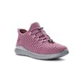 Wide Width Women's Travelbound Walking Shoe Sneaker by Propet in Crushed Berry (Size 9 1/2 W)