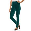 Plus Size Women's Velour Legging by Woman Within in Emerald Green (Size 5X)