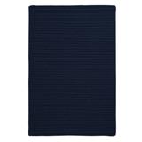 Simple Home Solid Rug by Colonial Mills in Navy (Size 6'W X 6'L)