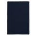 Simple Home Solid Rug by Colonial Mills in Navy (Size 6'W X 6'L)