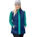 Plus Size Women's Quilted Vest by Woman Within in Evening Blue (Size 26/28)