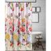 Wide Width Watercolor Dream Shower Curtain by Greenland Home Fashions in White (Size 72" W 72" L)
