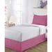 Luxury Hotel Kids Tailored 14" Drop Pink Bed Skirt, by Levinsohn Textiles in Pink (Size TWIN)