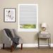 Wide Width Cordless 1-2-3 Vinyl Room Darkening Pleated Window Shade by Achim Home Décor in White (Size 36" W 75" L)