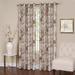 Wide Width Tranquil Lined Grommet Window Curtain Panel by Achim Home Décor in Tan (Size 50" W 63" L)