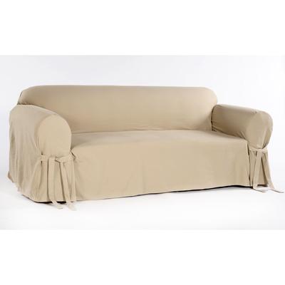 Twill 1-Pc. Slipcover by Classic Slipcovers in Khaki (Size SOFA)