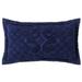 Ashton Collection Tufted Chenille Sham by Better Trends in Navy (Size KING)