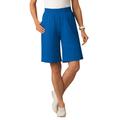 Plus Size Women's Jersey Knit Short by Woman Within in Bright Cobalt (Size 4X)