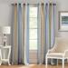 Wide Width Spectrum Rod Pocket Window Curtain Panel by Achim Home Décor in Silver Gold (Size 50" W 84" L)