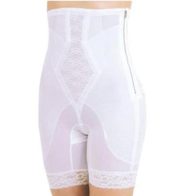 Plus Size Women's High Waist Medium Shaping Long Leg w/ Zipper by Rago in White (Size 5X)