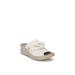 Women's Smile Sandals by BZees in Cream Mesh (Size 8 1/2 M)