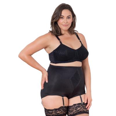 Plus Size Women's Medium Shaping Panty Brief by Rago in Black (Size M)