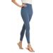 Plus Size Women's Stretch Cotton Legging by Woman Within in Heather Navy (Size 6X)