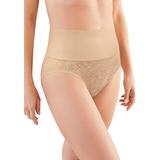 Plus Size Women's Tame Your Tummy Brief by Maidenform in Nude Transparent (Size L)