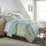 Seersucker Comforter Set by Shavel Home Products in Summer Plaid (Size FL/QUE)