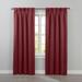 Wide Width BH Studio Room-Darkening Pinch Pleat Panel by BH Studio in Burgundy (Size 35" W 95" L) Window Curtain