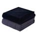 Plush 15lb Weighted Blanket with Washable Cover by Levinsohn Textiles in Charcoal