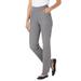 Plus Size Women's Flex-Fit Pull-On Straight-Leg Jean by Woman Within in Grey Denim (Size 20 W) Jeans