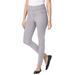 Plus Size Women's Flex Fit Pull On Slim Denim Jean by Woman Within in Grey Denim (Size 30 W)