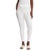 Plus Size Women's Everyday Stretch Cotton Legging by Jessica London in White (Size 14/16)