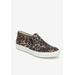 Wide Width Women's Marianne Sneakers by Naturalizer in Brown Cheetah (Size 9 W)