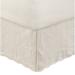 Paisley Quilted Bed Skirt 18" by Greenland Home Fashions in Ivory (Size KING)