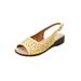 Wide Width Women's The Mary Sling by Comfortview in Yellow (Size 11 W)