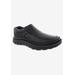 Men's BEXLEY II Slip-On Shoes by Drew in Black Leather (Size 15 EE)