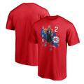 Men's Fanatics Branded Kawhi Leonard Red LA Clippers Pick & Roll T-Shirt