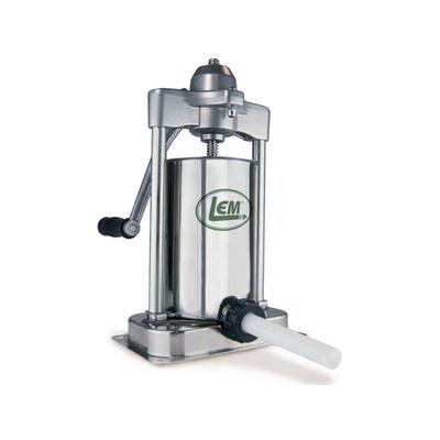 LEM Products Mighty Bite 5lb Vertical Sausage Stuffer w/ New Gear Box Stainless Steel 1606