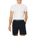 Scotch & Soda Men's Structured Chino Short with Mini All-Over Print, Multicolour (Combo B 0218), W38 (Size: 38)