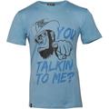 Rusty Stitches You Talkin To Me T-Shirt, blau, Größe M