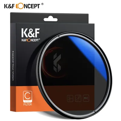 K & F Concept MC CPL filtre optique Ultra mince Multi couche circulaire polariseur filtre d'objectif