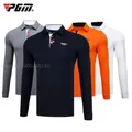 Pgm – t-shirt à manches longues pour homme maillot de Golf de sport de plein air chaud et doux