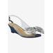 Women's Leana Slingback by J. Renee in Vinyl Blue Denim (Size 6 M)