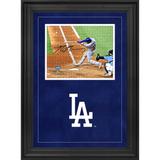 Max Muncy Los Angeles Dodgers Deluxe Framed Autographed 8" x 10" 2020 MLB World Series Champions Hitting Photograph