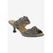 Women's Francie Slide by J. Renee in Pewter Glitter (Size 7 1/2 M)