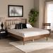 Baxton Studio Sora Mid-Century Modern Ash Walnut Finished Wood Full Size Platform Bed - Wholesale Interiors Sora-Ash Walnut-Full