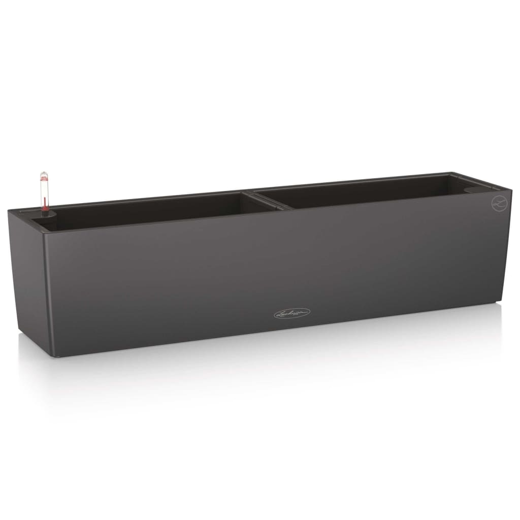 LECHUZA Blumenkasten Balconera Color 80 Komplett-Set Grau 15683 Image