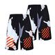 Topeter Boy’s Camouflage Training Shorts with Zipper Pockets Lounge Gym Shorts Court Shorts Board Shorts Black 2XL