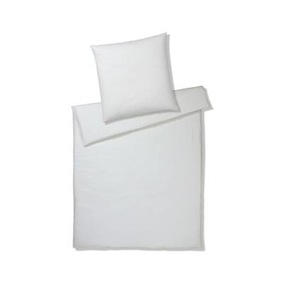Elegante Casual Leinen Bettwäsche »Pure« Schneeweiß 7062-100 Kissen 40x80 cm Image