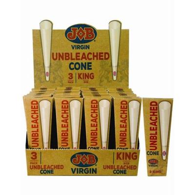 Job Virgin Unbleached King Cones