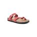 Women's Gracie Sandal by White Mountain in Red Leather (Size 10 M)