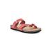 Women's Gracie Sandal by White Mountain in Red Leather (Size 7 M)